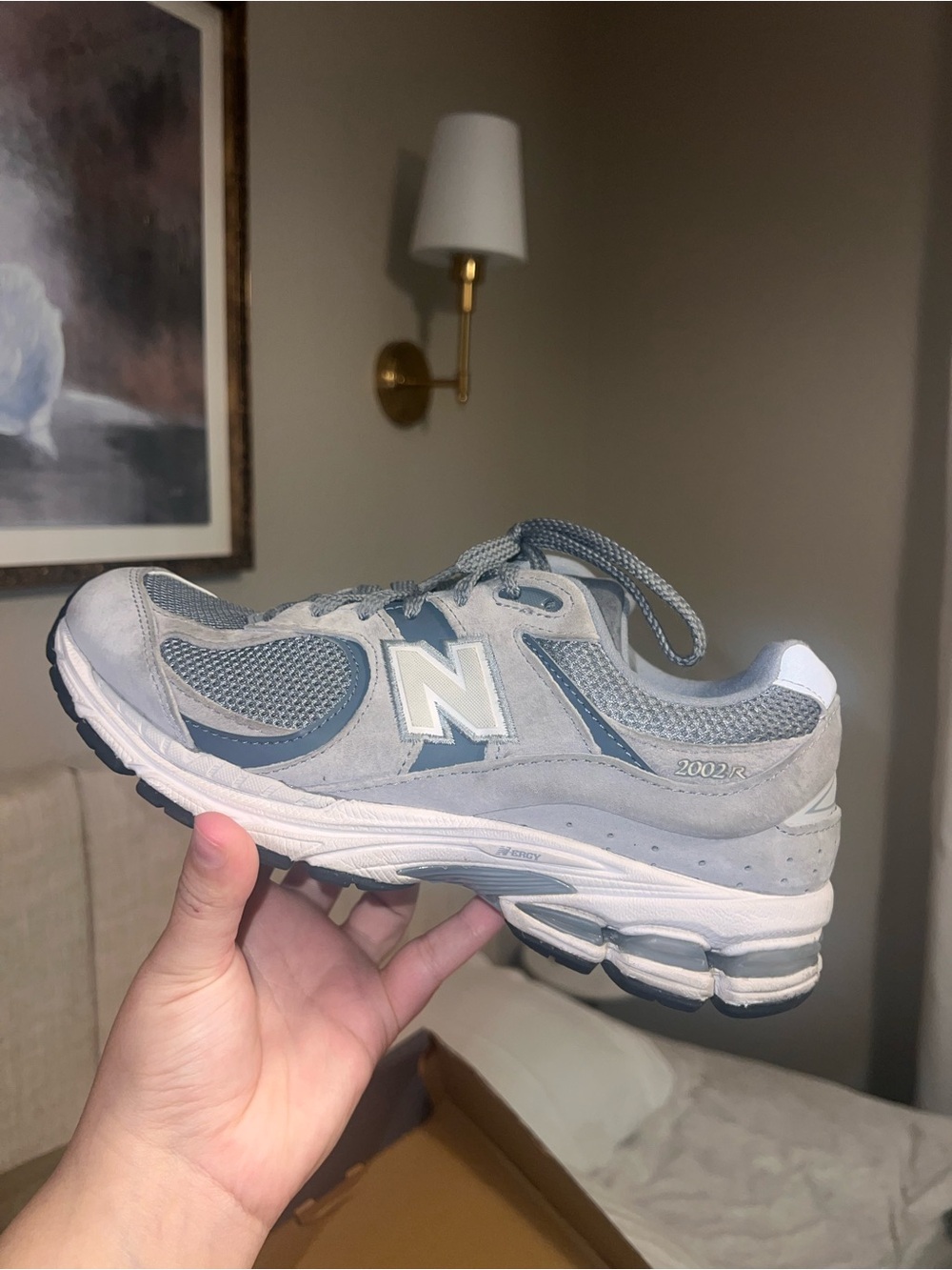 New Balance Gray 2002R Sneaker